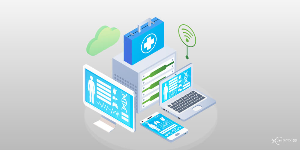 Web scraping for healthcare