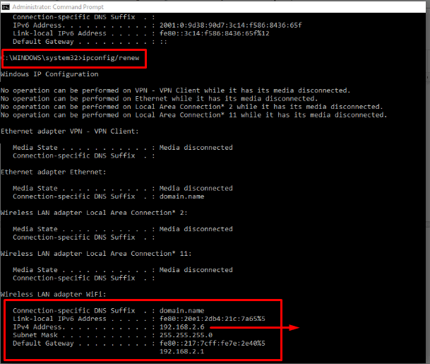 how to fix an IP address