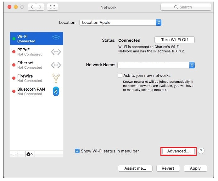 Step 2  to check proxy settings for MAC: