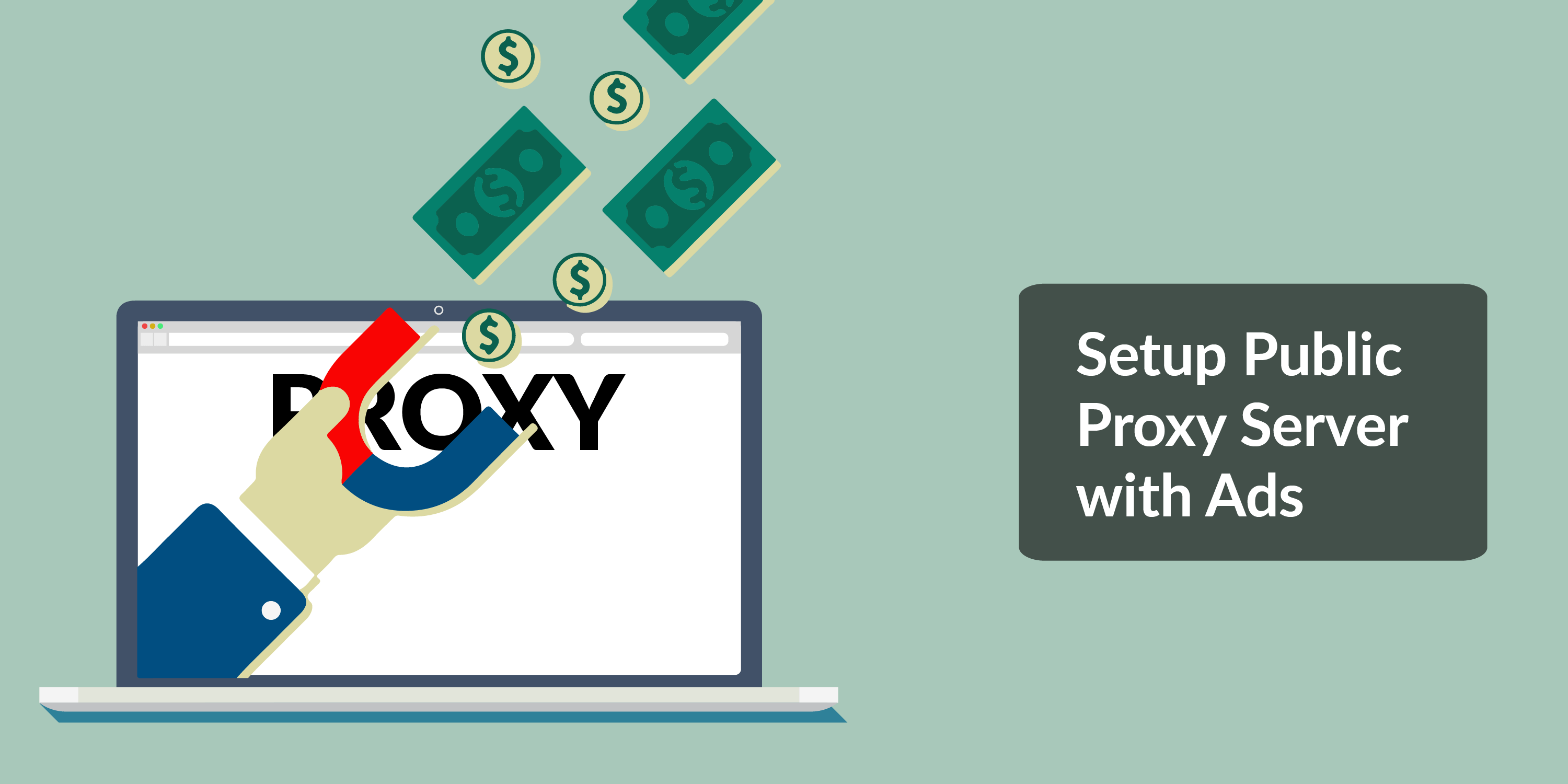 Public proxy servers with Ads