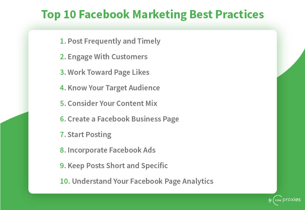 Facebook Marketing Best Practices